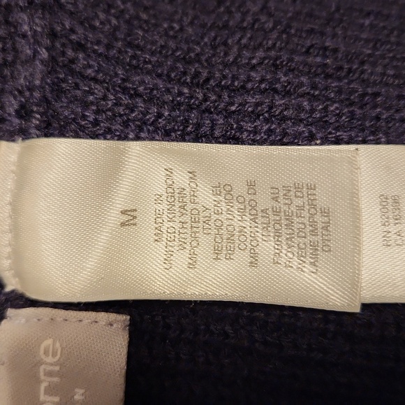 Liz Claiborne black long sleeve sweater size Medium - Picture 8 of 11